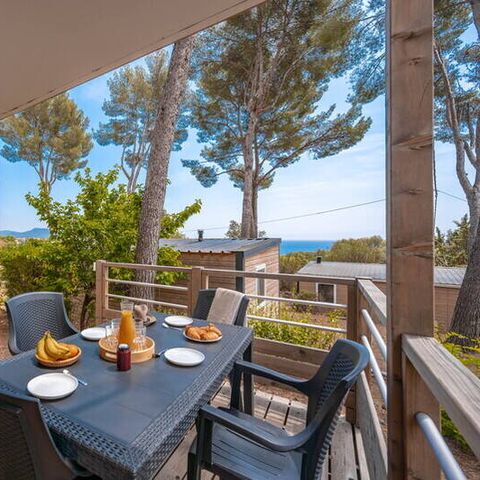 MOBILHOME 4 personas - Confort | 2 Dormitorios | 4 Pers. | Terraza individual