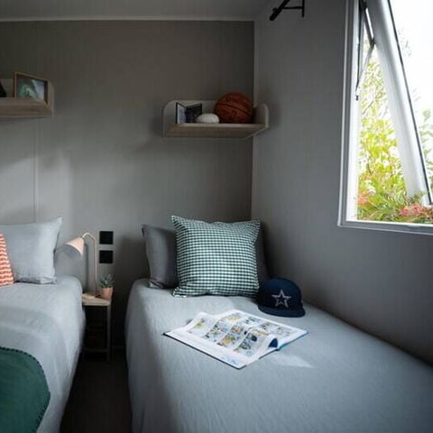 MOBILHOME 6 personnes - Comfort | 3 Ch. | 6 Pers. | Terrasse surélevée | Clim.