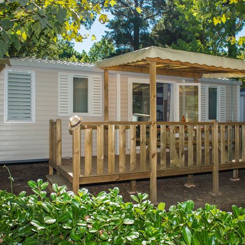 Stacaravan 6 personen - COTTAGE - 3 Slaapkamers - TV - CLIM