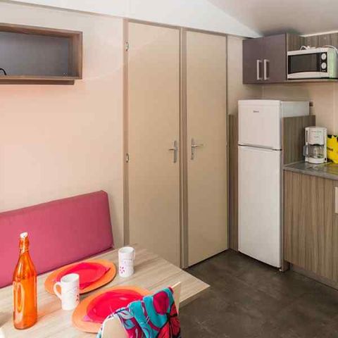 Stacaravan 6 personen - 2 slaapkamers