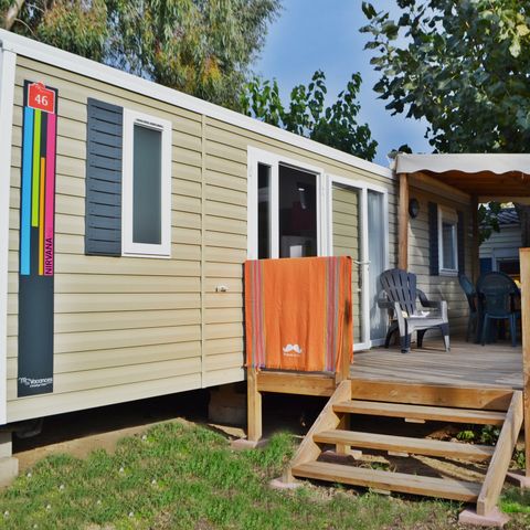 Stacaravan 6 personen - 3 slaapkamers