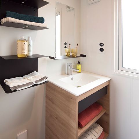 Stacaravan 8 personen - 8p - Cottage Tribu CONFORT met airconditioning