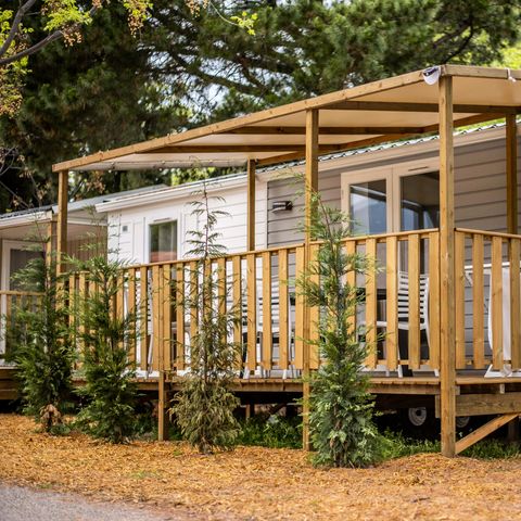 Mobilheim 10 Personen - Mobil Home Family 5 Zimmer 8 Erwachsene + 2 Kinder bis 12 Jahre Klimatisiert + TV