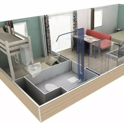 Mobile home 4 persons - PMR 3 Rooms 4 People Air conditioned + TV