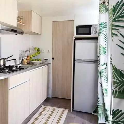 Mobilheim 4 Personen - Tour Operator Maeva auf dem Campingplatz La Sirène - Mobil Home 3 Zimmer 4 Personen mit Klimaanlage