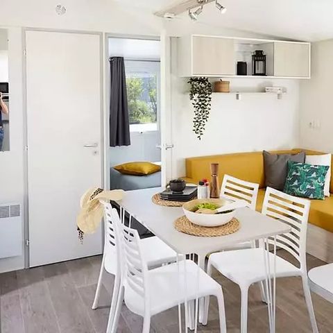 Mobilheim 4 Personen - Tour Operator Maeva auf Camping L'Hippocampe - Mobil Home 3 Zimmer 4 Personen mit Klimaanlage