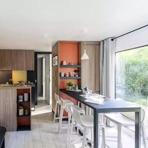Mobile home 6 persons - Tour Operator Maeva sur Camping L'Hippocampe - Comfort Mobile Home 4 Rooms 6 People (4 adults + 2 children) Air-conditioned