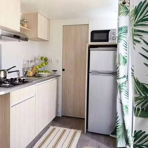 Mobile home 4 persons - Tour Operator Maeva on Camping Le Bois de Valmarie - Mobil Home 3 Rooms 4 People Air Conditioned