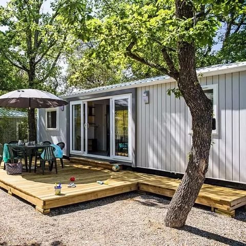 MOBILHOME 4 personnes - Tour Opérateur Maeva sur Camping Le Bois de Valmarie - Mobil Home Confort 4 Pièces 6 Personnes (4 adultes + 2 enfants) Climatisé