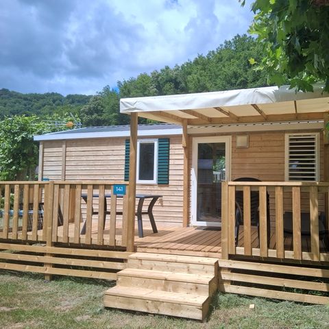 Stacaravan 4 personen - Cottage Prestige - 2 slaapkamers 2 badkamers