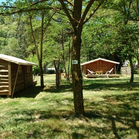 CHALET 5 personnes - CABANE TRAPPEUR sans sanitaires 19.5 m²