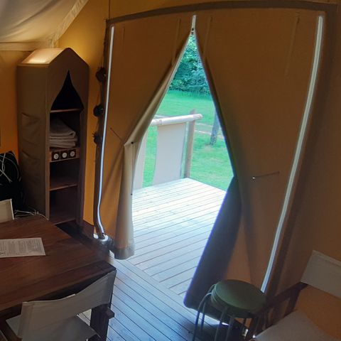 Glamping tent 7 persons - JUNGLE LODGE without sanitary facilities 31 sqm