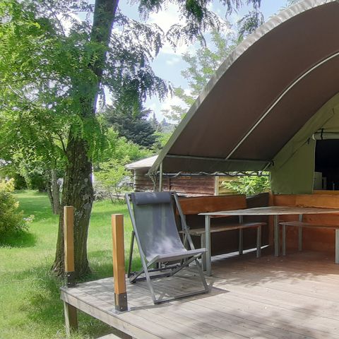 BUNGALOW DE LONA 5 personas - SAFARI LODGE KIBO sin instalaciones sanitarias 40 m2