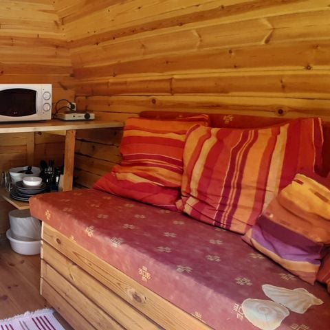 ALOJAMIENTO INUSUAL 2 personas - TONNEAU Chalet de madera de 12 m² sin sanitarios