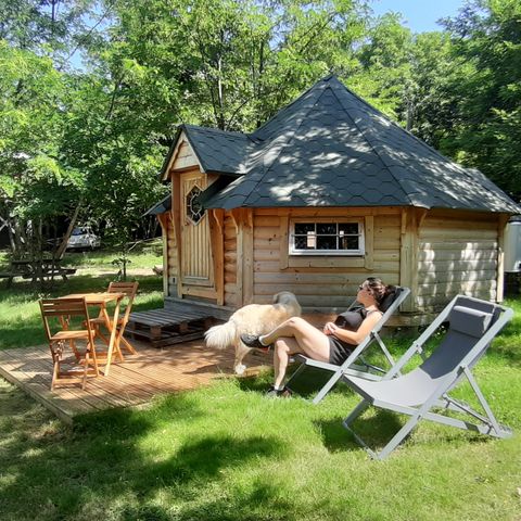 UNUSUAL ACCOMMODATION 3 people - Finnish KOTA & Private Spa