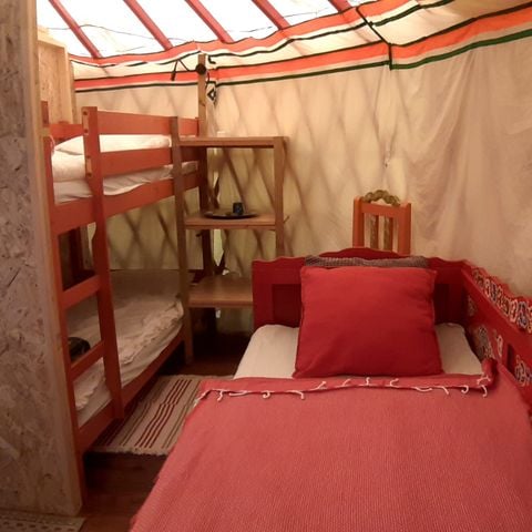 Unique 5 personnes - Yourte avec salle de bain pour 5 personnes