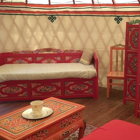 UNIEKE ACCOMMODATIE 5 personen - Yurt met badkamer voor 5 personen