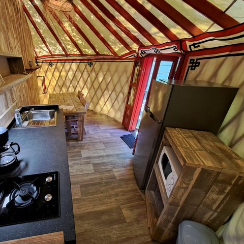 Uniek 5 personen - HOUTEN Yurt 5 personen