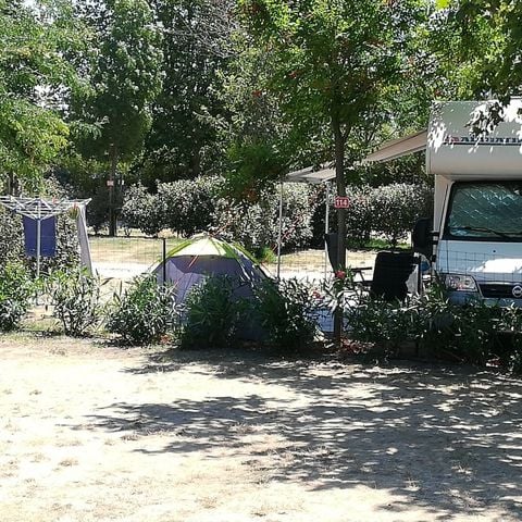 STAANPLAATS - Standplaats met of zonder voertuig + caravan, tent of camper