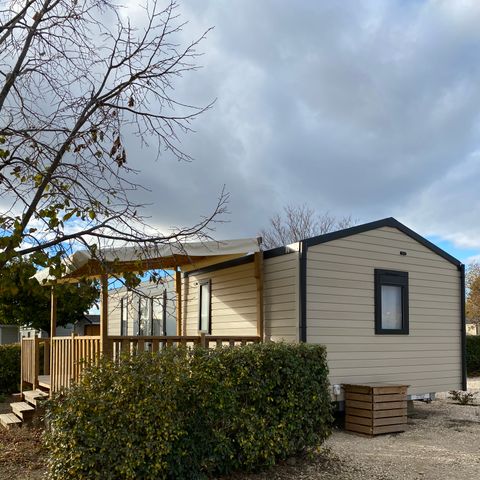 Stacaravan 6 personen - PRESTIGE " Les Alpilles " (4 Volwassenen Maxi+2 Kinderen -18 jaar)