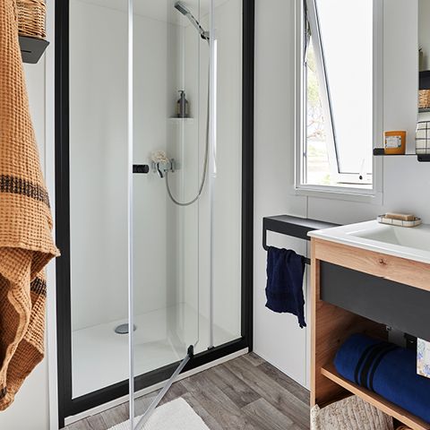 Mobilheim 6 Personen - PRESTIGE " Les Alpilles " (4 Erwachsene Maxi+2 Kinder -18Jahre)