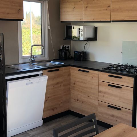 Stacaravan 6 personen - PRESTIGE " Les Alpilles " (4 Volwassenen Maxi+2 Kinderen -18 jaar)