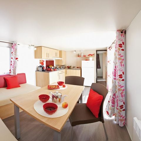 Stacaravan 6 personen - Stacaravan PREMIUM Alizé 2 Slaapkamers / 2 Badkamers (Max. 4 Volwassenen + 2 Kinderen tot 18 jaar)