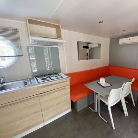 Mobilhome 4 personnes - Premium Dune - 2 chambres - Climatisé - Télévision