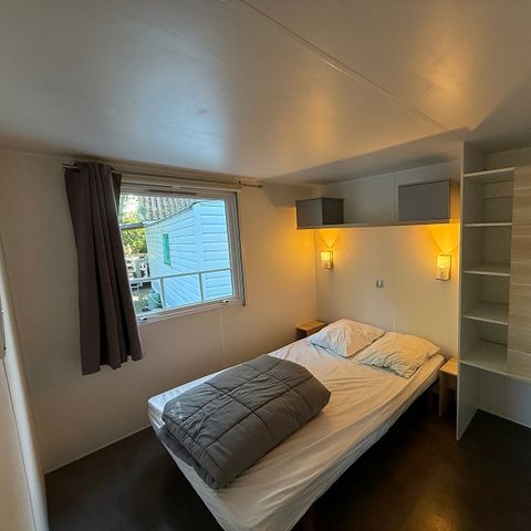 Mobilheim 6 Personen - Grand confort Tamaris 6 Personen - 3 Schlafzimmer, klimatisiert, Fernseher