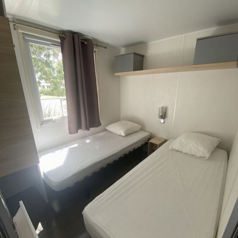 BUNGALOW 6 personnes - Grand confort Tamaris 6 personnes - 3 chambres, climatisé, téléviseur