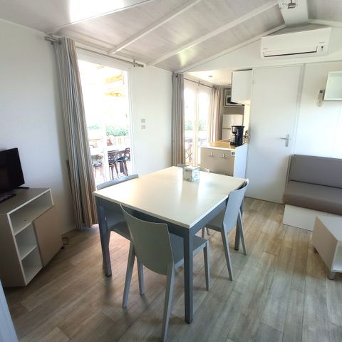 BUNGALOW 6 personnes - Premium Dune 6 personnes - 3chambres, climatisé, télévision