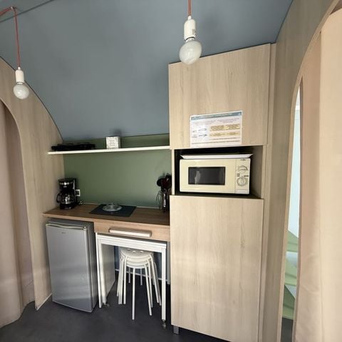 Bungalowtent 4 personen - COCO SWEET 4 slaapplaatsen - 2 slaapkamers, geen sanitair, geen airconditioning