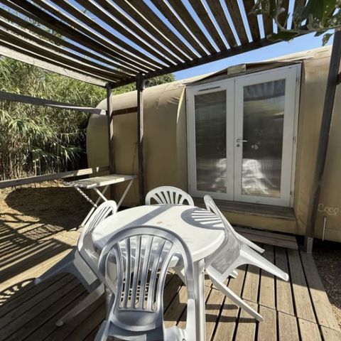 Bungalowtent 4 personen - COCO SWEET 4 slaapplaatsen - 2 slaapkamers, geen sanitair, geen airconditioning