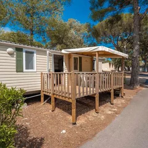 MOBILHOME 4 personnes - Classic | 2 Ch. | 4 Pers. | Terrasse surélevée | Clim. par Homair