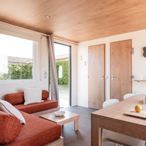 MOBILE HOME 4 people - Premium Roseau - 2bedroom, air-conditioned, television, dishwasher, heated towel rail and safe