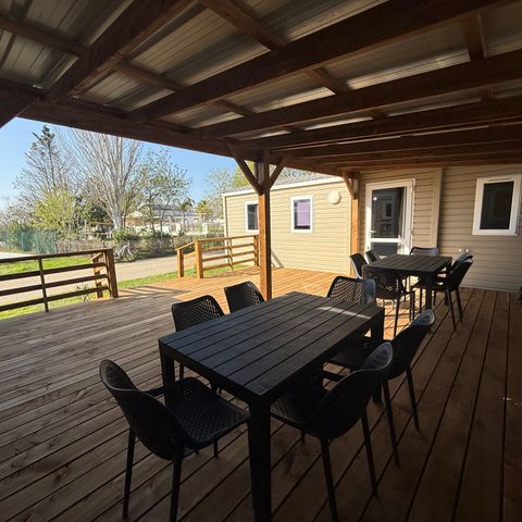 MOBILE HOME 12 people - Confort GRAND Mistral sleeps 12 - 6 bedrooms, air-conditioned, television