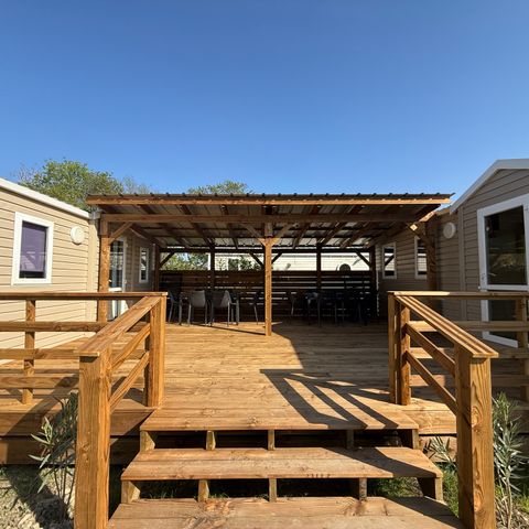 MOBILE HOME 12 people - Confort GRAND Mistral sleeps 12 - 6 bedrooms, air-conditioned, television