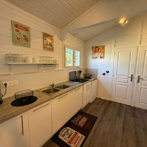 Chalet 8 personen - Grande Cabane Pampa 6/8 personen - 3 slaapkamers, airconditioning, vaatwasser, televisie