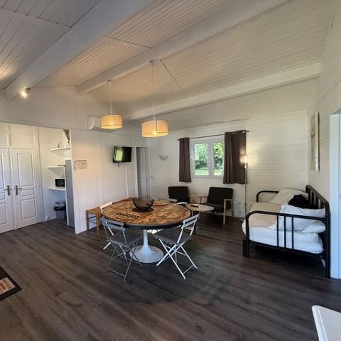 Chalet 8 Personen - Große Pampa-Hütte 6/8 Personen - 3 Schlafzimmer, klimatisiert, Geschirrspüler, Fernseher