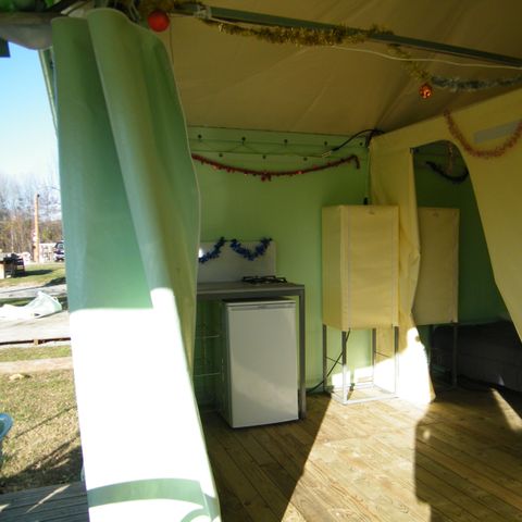 Glampingtent 6 personen - CYRUS zonder sanitair