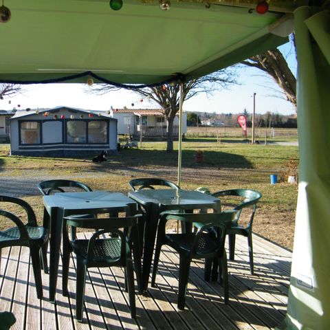 BUNGALOW DE LONA 6 personas - CYRUS sin instalaciones sanitarias