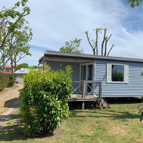 Mobilhome 4 personnes - 26m² - Terrasse bois intégrée de 7m².