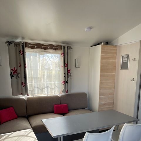 Mobilhome 6 personnes - 32m2 - 3 chambres - CLIMATISATION - Terrasse couverte 12m2