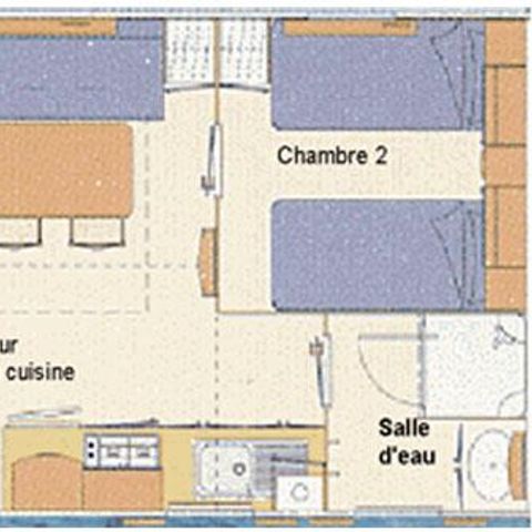 Mobilheim 6 Personen - DETENTE TYP 2
