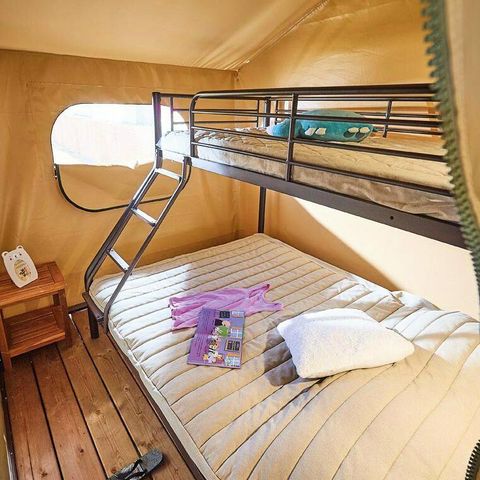 SafariZelt 5 Personen - Zelt Lodge Bali 3 Zimmer 4/5 Personen