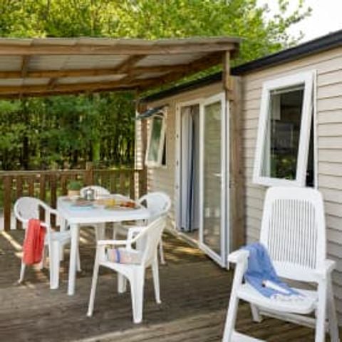 Stacaravan 6 personen - Cottage 6p 3ch ** (in het Frans)