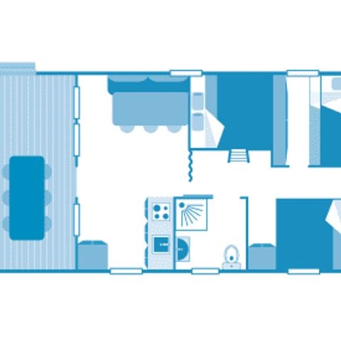 Safarizelt 6 Personen - Lodge Safari 6p 3ch ****