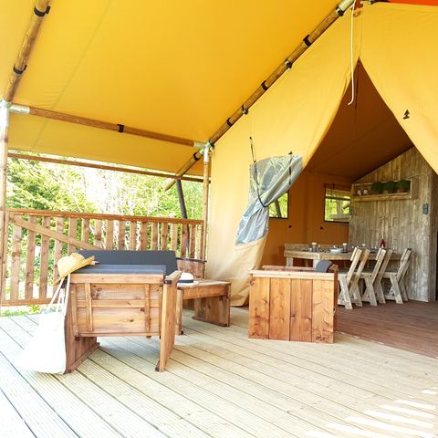 Glamping tent 6 persons - Lodge du Lac 4 FEUILLES