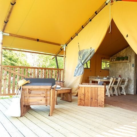 Glampingtent 6 personen - Lodge du Lac 4 FEUILLES