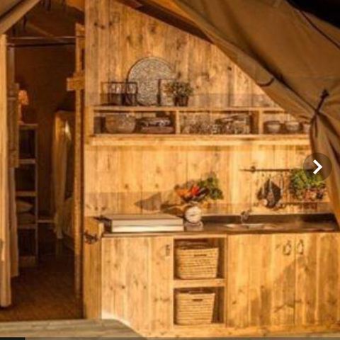 Glamping tent 6 persons - Lodge du Lac 4 FEUILLES